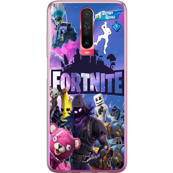 Xiaomi Redmi K30 Gennemsigtig cover Fortnite