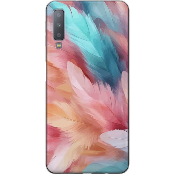 Samsung Galaxy A7 (2018) Gennemsigtig cover Fjer