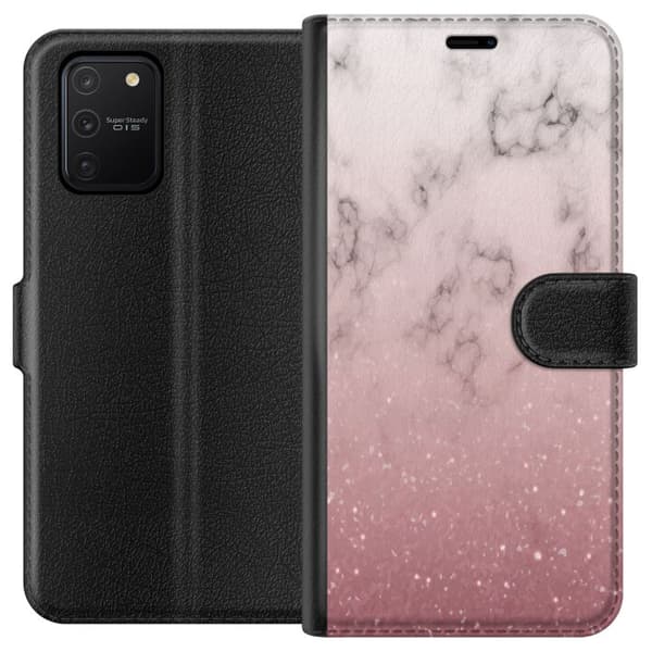 Kompatibel Tegnebogsetui til Samsung Galaxy S10 Lite Glitter og marmor