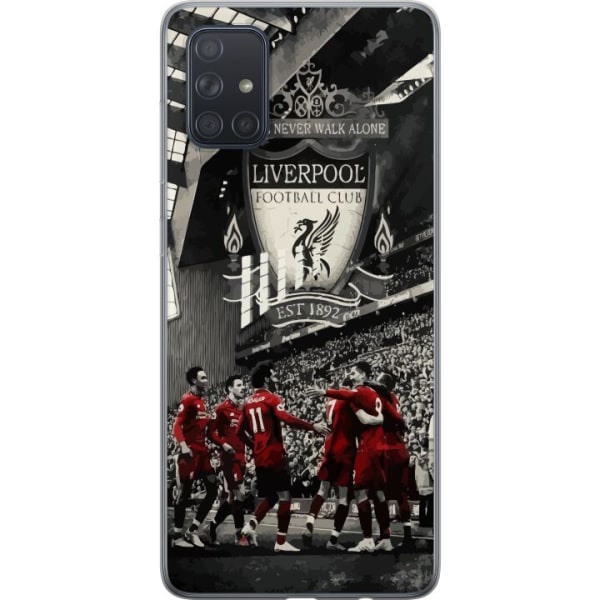 Samsung Galaxy A71 Läpinäkyvä kuori Liverpool