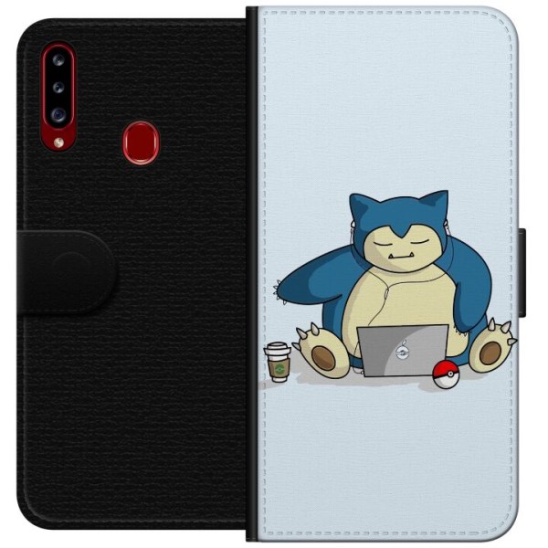 Samsung Galaxy A20s Plånboksfodral Pokemon Rolig