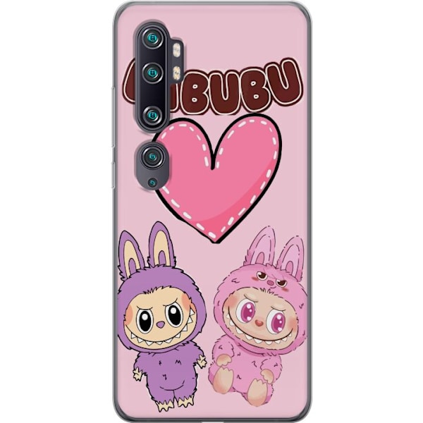 Xiaomi Mi Note 10 Läpinäkyvä kuori Labubu Pink Monster