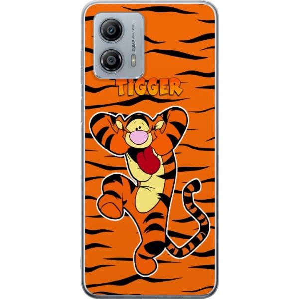 Motorola Moto G53 Gennemsigtig cover Tiger