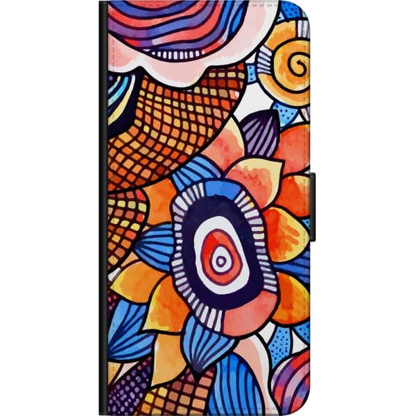 Kompatibelt Lommeboketui til Samsung Galaxy Note9 Flerfarget blomstergrafikk flerfarget