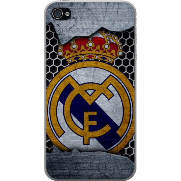 Apple iPhone 4s Läpinäkyvä kuori Real Madrid
