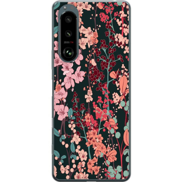 Sony Xperia 5 III Gennemsigtig cover Blomster