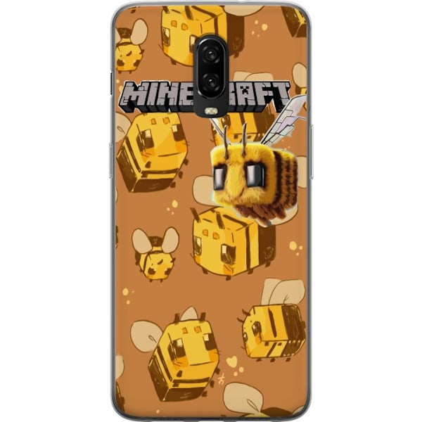 OnePlus 6T Läpinäkyvä kuori Minecraft Bi