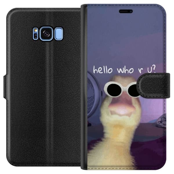 Kompatibelt Plånboksfodral till Samsung Galaxy S8 Vem är du?