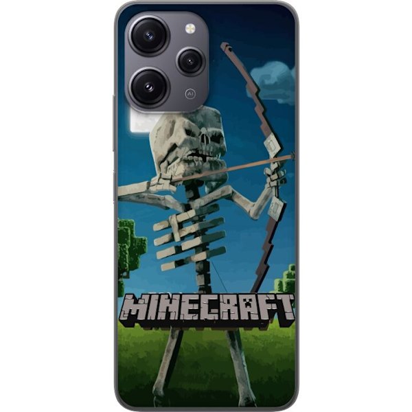 Xiaomi Redmi 12 Genomskinligt Skal A Minecraft Movie