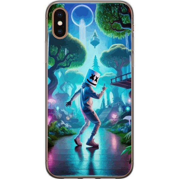 Apple iPhone X Läpinäkyvä kuori Fortnite