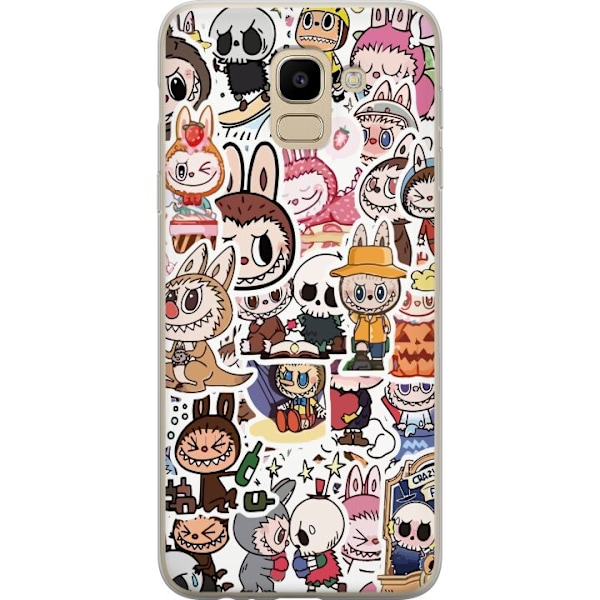 Samsung Galaxy J6 Läpinäkyvä kuori Labubu All-Stars – POP