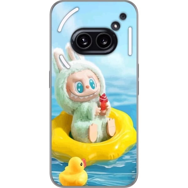 Nothing Phone (2a) Plus Läpinäkyvä kuori Labubu Macaron-sar