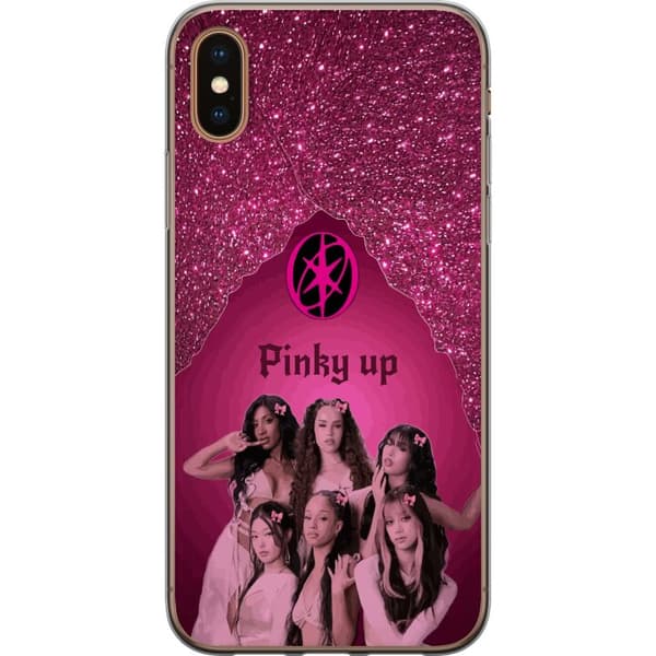Kompatibelt Mobildeksel til Apple iPhone XS KATSEYE Pinky Up rosa