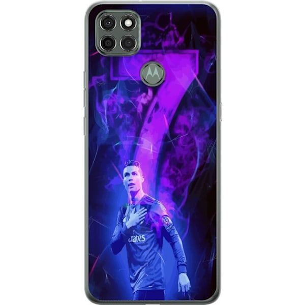 Motorola Moto G9 Power Läpinäkyvä kuori Ronaldo 7 - Jalkapa