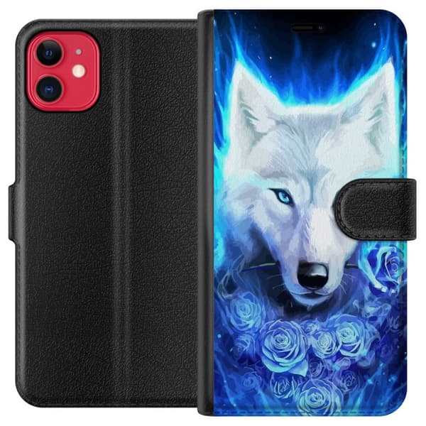 Kompatibel Tegnebogsetui til Apple iPhone 11 Ulve