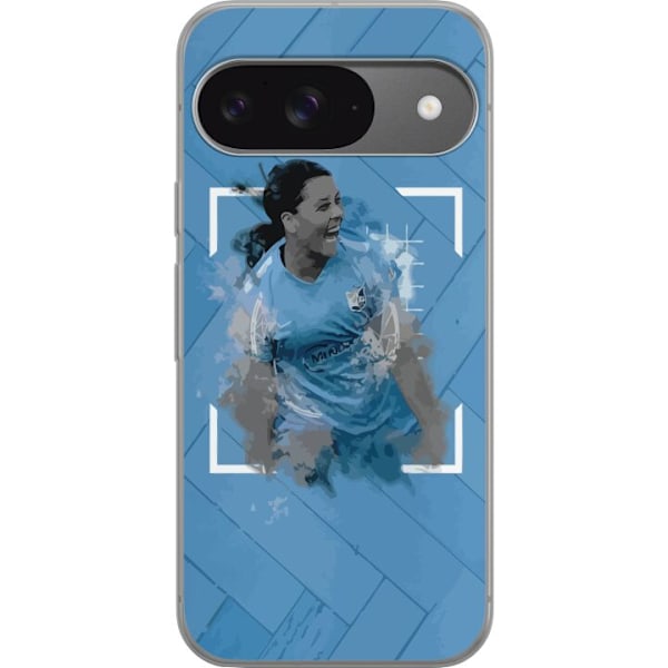 Google Pixel 9 Pro Gennemsigtig cover Sam Kerr (Sky Blue FC)