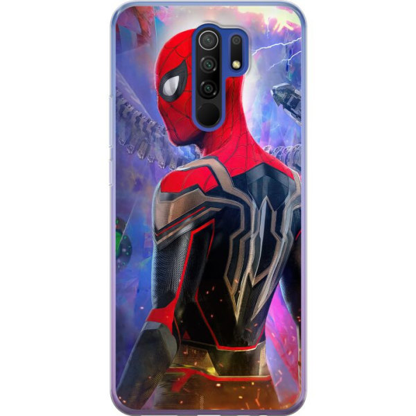 Xiaomi Redmi 9 Genomskinligt Skal Spider Man: No Way Home