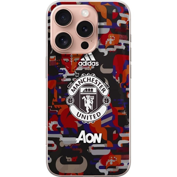 Apple iPhone 16 Pro Gennemsigtig cover Manchester United