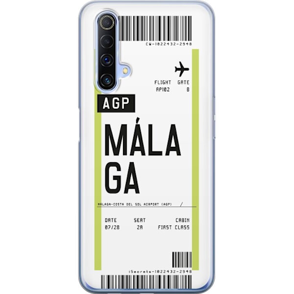 Realme X50 5G Gjennomsiktig deksel Malaga