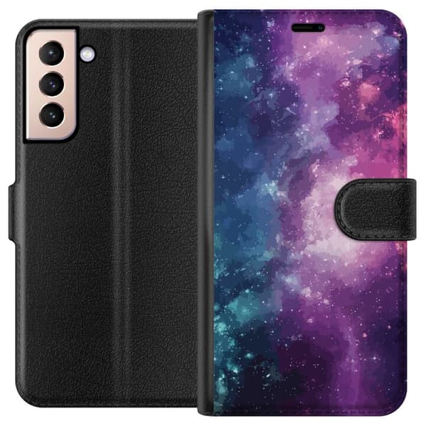 Kompatibelt Plånboksfodral till Samsung Galaxy S21 Nebula