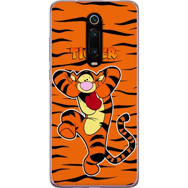 Xiaomi Mi 9T Pro  Gennemsigtig cover Tiger