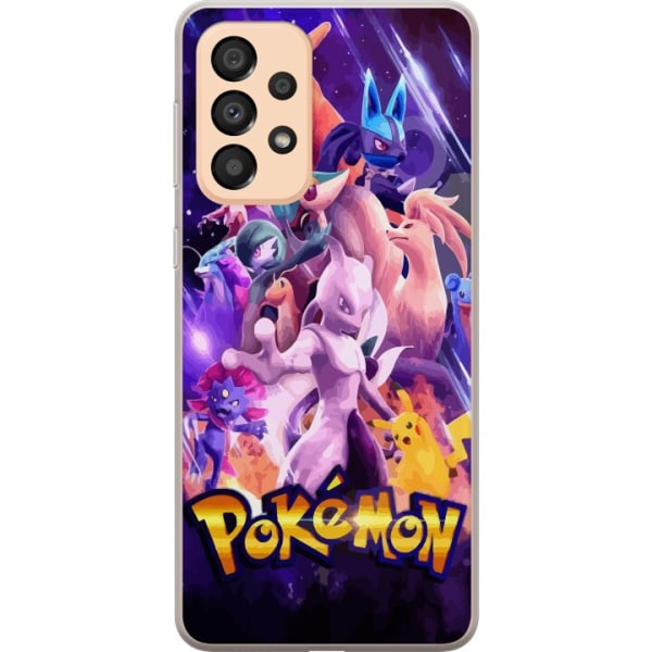 Samsung Galaxy A33 5G Gennemsigtig cover Pokémon