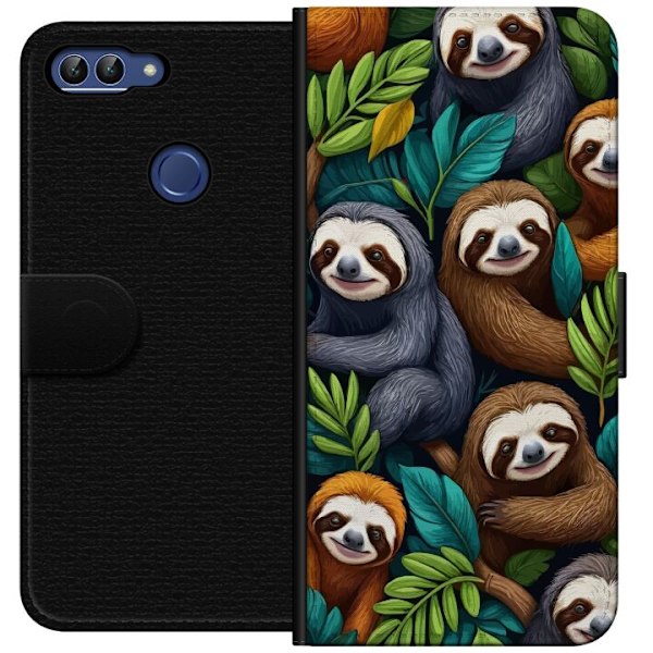 Huawei P smart Tegnebogsetui Sengångarstil - afslappet motiv