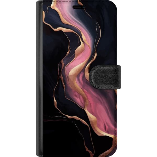 Kompatibel Tegnebogsetui til Apple iPhone 13 mini Marmor Mønster Luksus Design Natur