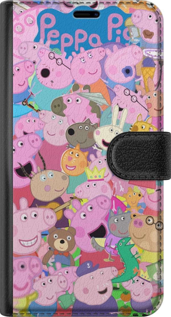 Kompatibelt Lommeboketui til Apple iPhone 12 Greta Gris