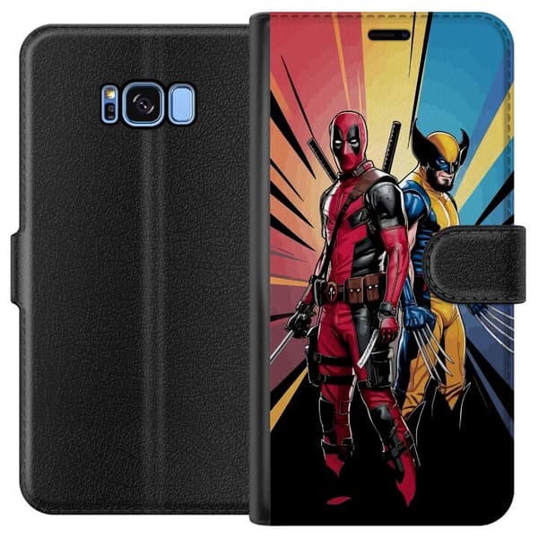 Kompatibelt Plånboksfodral till Samsung Galaxy S8 Wolverine