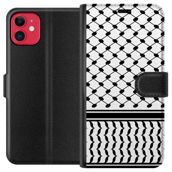 Kompatibel Tegnebogsetui til Apple iPhone 11 Keffiyeh mønster