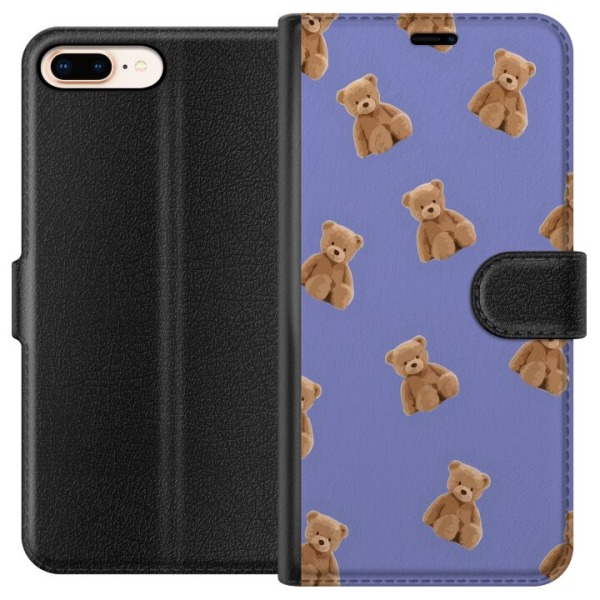 Apple iPhone 8 Plus Tegnebogsetui Flyvende bjørne