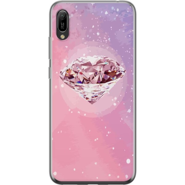 Huawei Y6 Pro (2019) Genomskinligt Skal Glitter Diamant