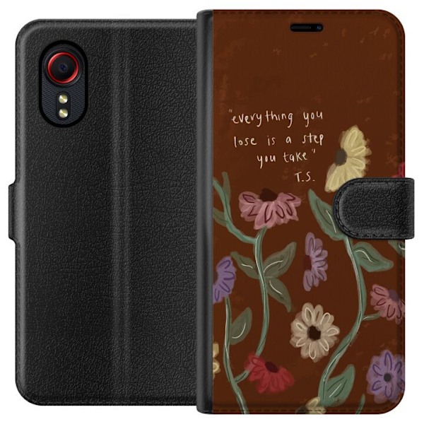 Samsung Galaxy Xcover 5 Tegnebogsetui Blomster