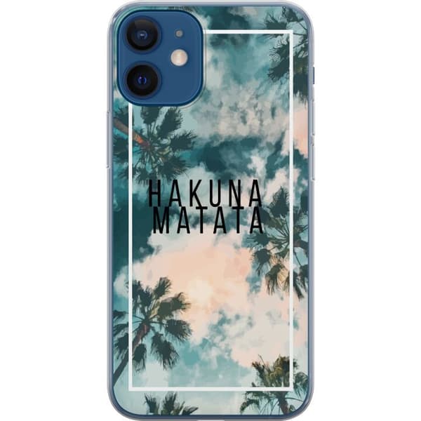 Kompatibelt Mobildeksel til Apple iPhone 12 mini Hakuna Matata