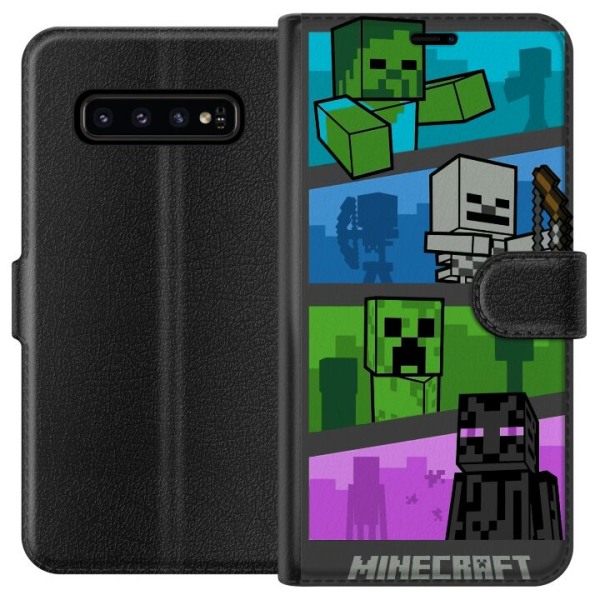 Samsung Galaxy S10 Lommeboketui Minecraft