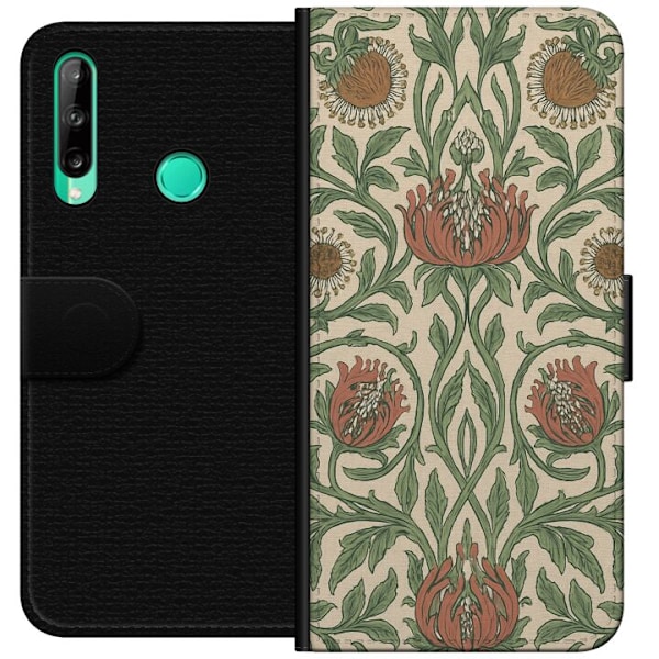 Huawei P40 lite E Tegnebogsetui Blad Detaljer