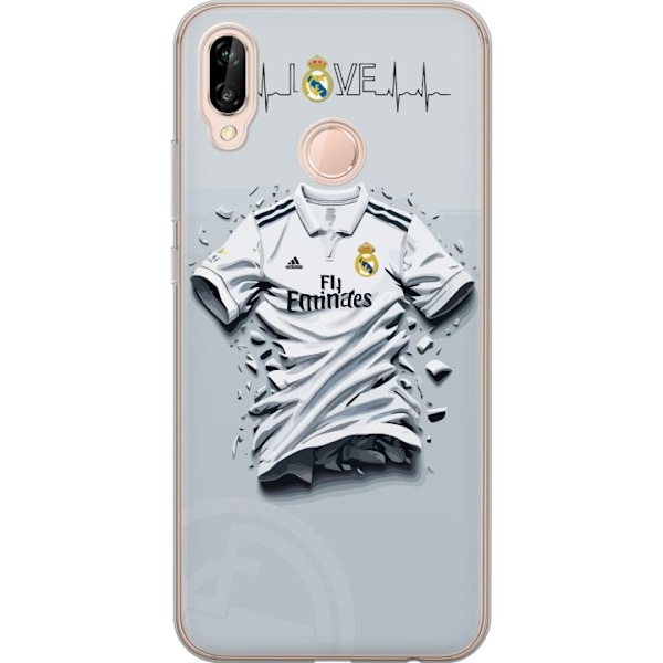 Huawei P20 lite Genomskinligt Skal Real Madrid