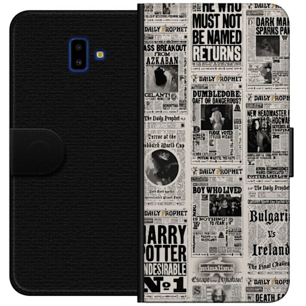 Samsung Galaxy J6+ Tegnebogsetui Harry Potter Magasin