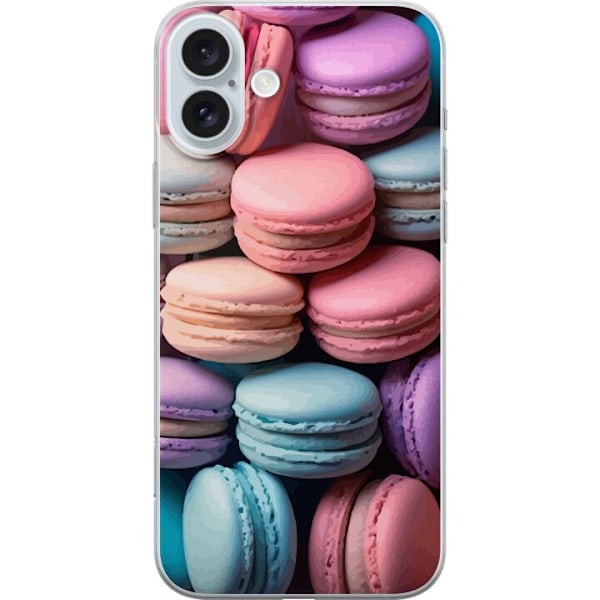 Apple iPhone 16 Plus Gennemsigtig cover Macarons