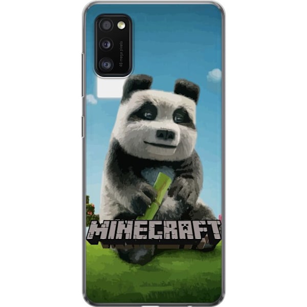 Samsung Galaxy A41 Gennemsigtig cover A Minecraft Movie