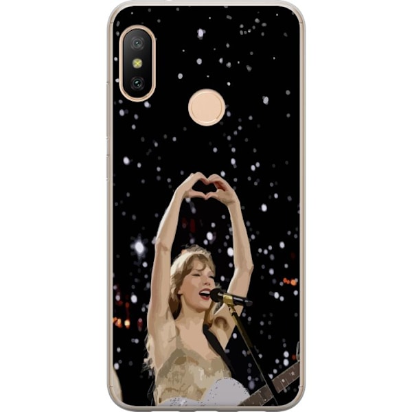 Xiaomi Redmi 6 Pro Gennemsigtig cover Taylor Swift