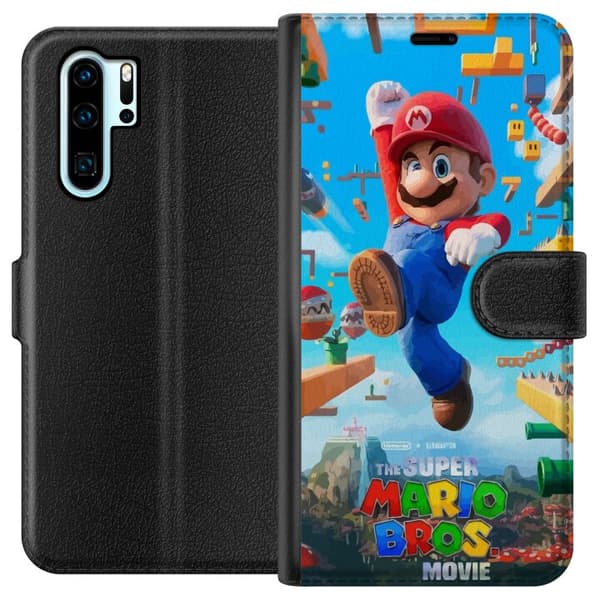 Kompatibel Tegnebogsetui til Huawei P30 Pro Super Mario Bros