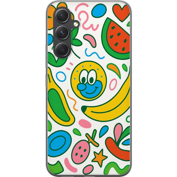 Samsung Galaxy S24+ Genomskinligt Skal Butterfly Veil