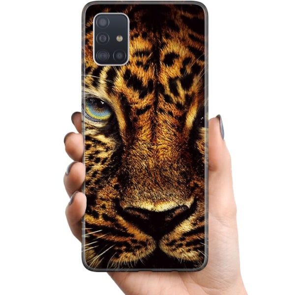 Samsung Galaxy A51 TPU Mobildeksel leopard