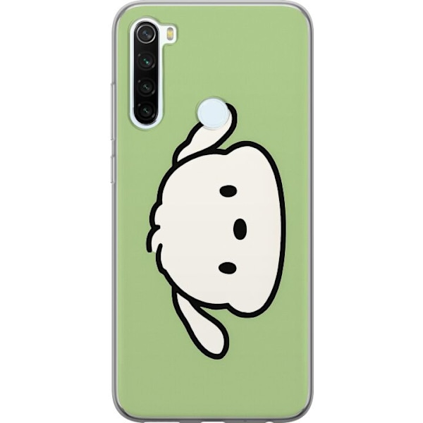 Xiaomi Redmi Note 8 Gennemsigtig cover Snoopy Flip