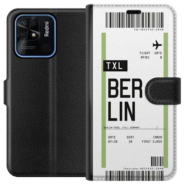 Xiaomi Redmi 10C Plånboksfodral Berlin