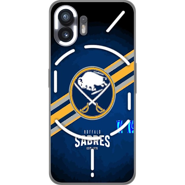 Nothing Phone (2) Gennemsigtig cover Buffalo Sabres (NHL)