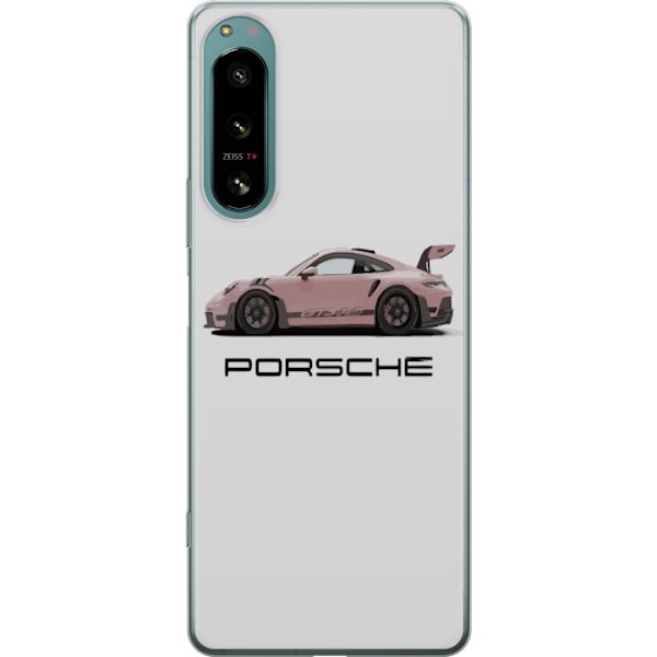 Sony Xperia 5 IV Genomskinligt Skal Porsche 911 Pink