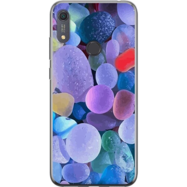 Huawei Y6s (2019) Gennemsigtig cover Farverige sten
